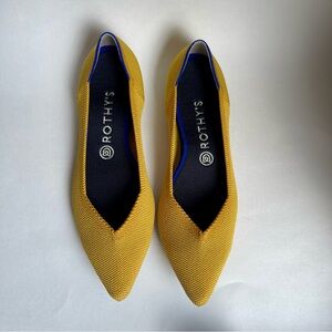 Rothys Marigold Points Classic Ballet Pointed Toe Shoe